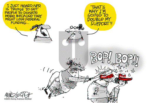 Mike Lester on Wednesday May 7, 2025 Comic Strip