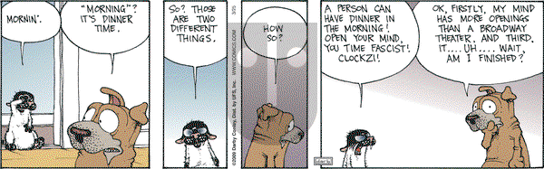 Get Fuzzy on Wednesday March 25, 2009 Comic Strip