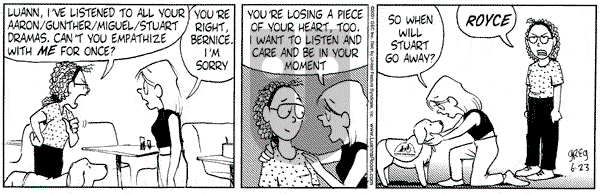 Luann on Saturday June 23, 2001 Comic Strip