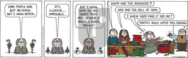 Cathy Classics on Saturday December 24, 2005 Comic Strip