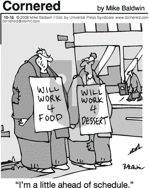 Cornered on Thursday October 16, 2008 Comic Strip