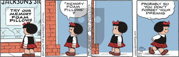 Nancy on Thursday November 3, 2011 Comic Strip