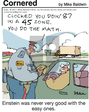 Cornered on Thursday March 31, 2011 Comic Strip