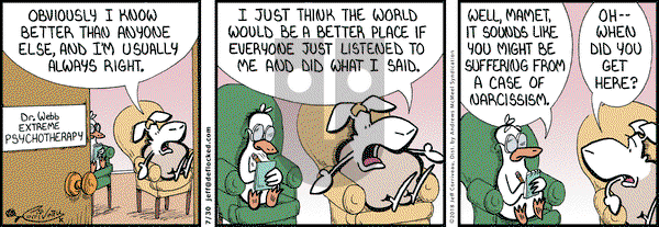 DeFlocked on Monday July 30, 2018 Comic Strip