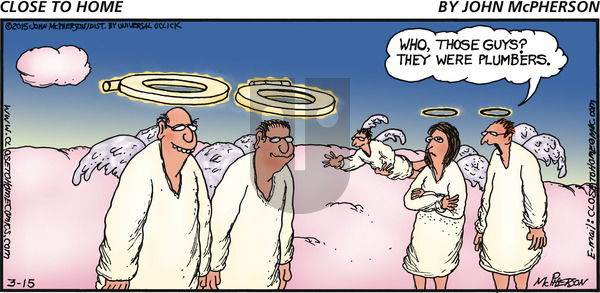 Close to Home on Sunday March 15, 2015 Comic Strip