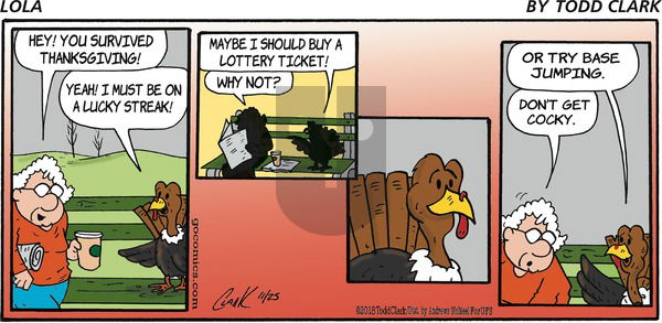 Lola on Sunday November 25, 2018 Comic Strip