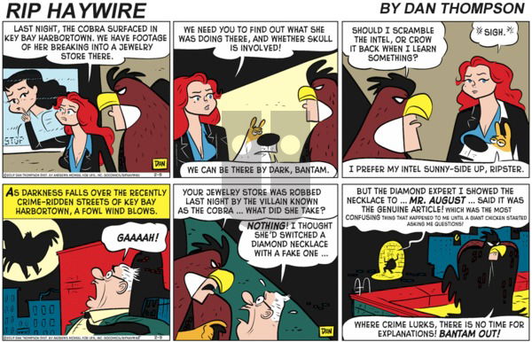 Rip Haywire on Sunday January 3, 2021 Comic Strip