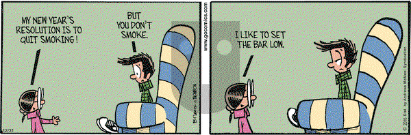 Grand Avenue on Tuesday December 31, 2019 Comic Strip