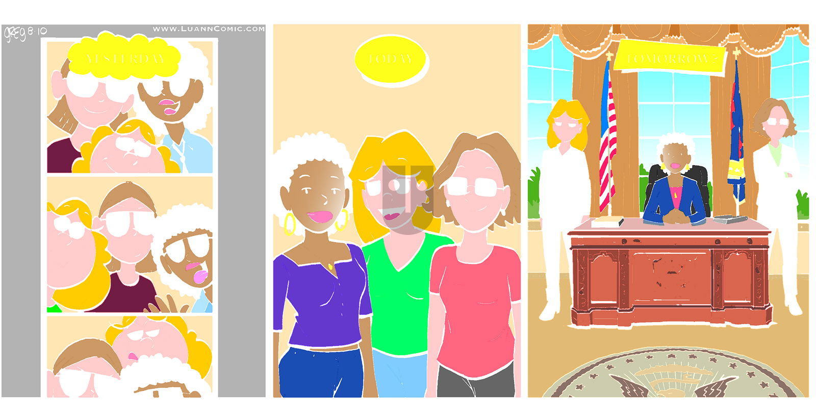 Luann on Sunday August 10, 2014 Comic Strip