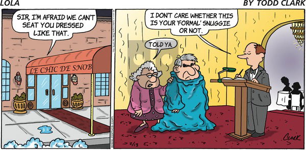 Lola on Sunday February 13, 2011 Comic Strip