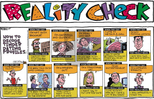 Reality Check on Sunday February 3, 2019 Comic Strip