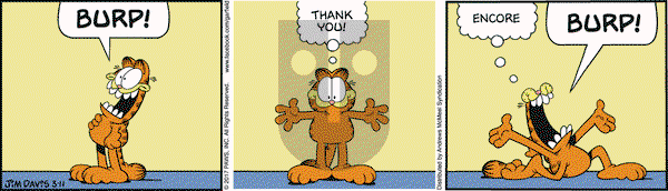 Garfield on Saturday March 11, 2017 Comic Strip
