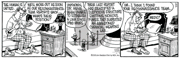 Monty on Thursday February 10, 2005 Comic Strip