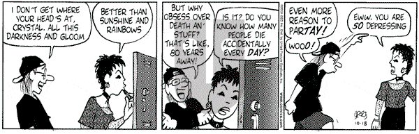 Luann on Wednesday October 18, 2000 Comic Strip