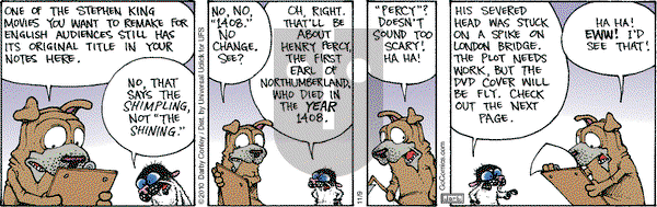 Get Fuzzy on Friday November 9, 2012 Comic Strip