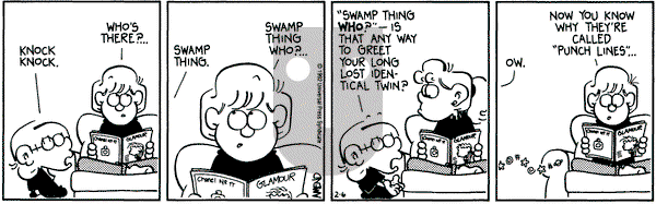 FoxTrot on Thursday February 6, 1992 Comic Strip