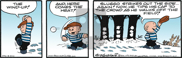 Nancy on Saturday January 18, 2014 Comic Strip