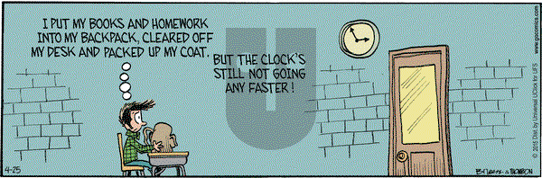 Grand Avenue on Saturday April 25, 2015 Comic Strip