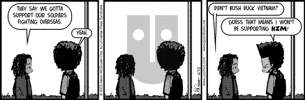 The Boondocks on Thursday November 11, 2010 Comic Strip