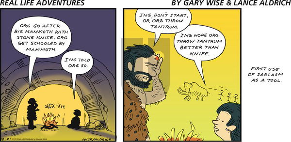 Real Life Adventures on Sunday August 21, 2016 Comic Strip