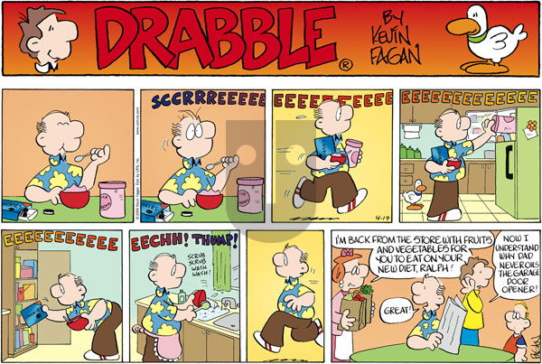 Drabble on Sunday April 19, 2009 Comic Strip