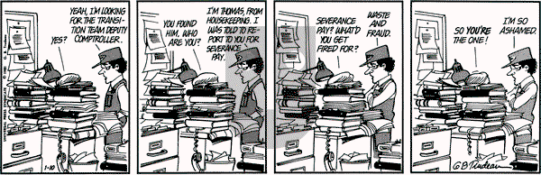 Doonesbury on Saturday January 10, 1981 Comic Strip