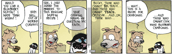 Get Fuzzy on Wednesday July 18, 2007 Comic Strip