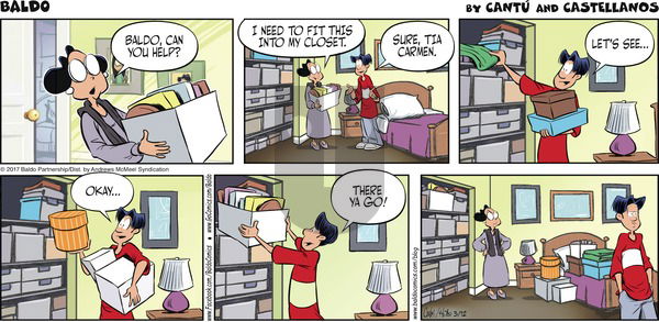 Baldo on Sunday March 12, 2017 Comic Strip