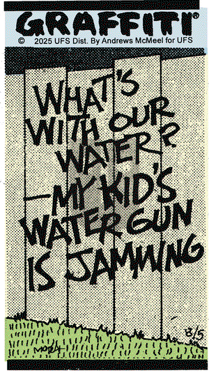 Graffiti on Tuesday August 5, 2025 Comic Strip