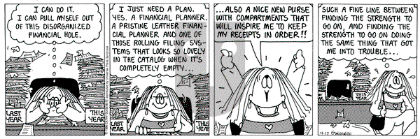 Cathy Classics on Saturday August 29, 1998 Comic Strip