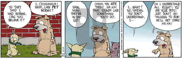 Get Fuzzy on Friday October 24, 2003 Comic Strip