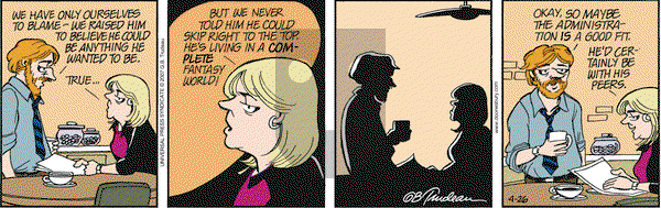 Doonesbury on Thursday April 26, 2007 Comic Strip