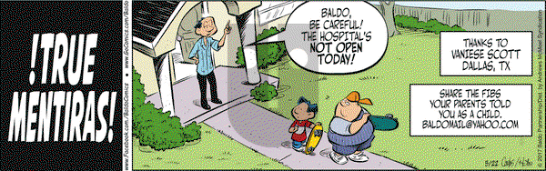 Baldo on Monday May 22, 2017 Comic Strip