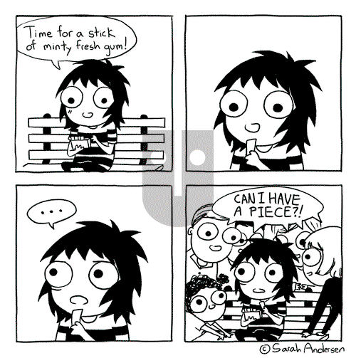 Sarah's Scribbles - Wednesday April 22, 2015 Comic Strip