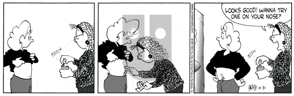Luann on Friday October 31, 1997 Comic Strip