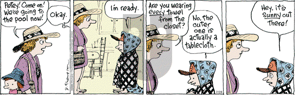 Cul de Sac on Monday July 28, 2014 Comic Strip