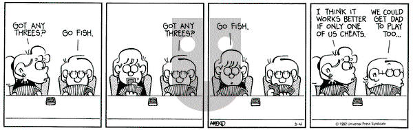 FoxTrot on Sunday September 12, 1993 Comic Strip
