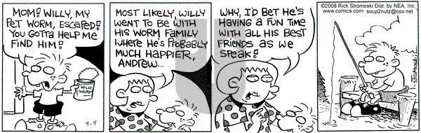 Soup to Nutz - Old on Thursday September 4, 2008 Comic Strip