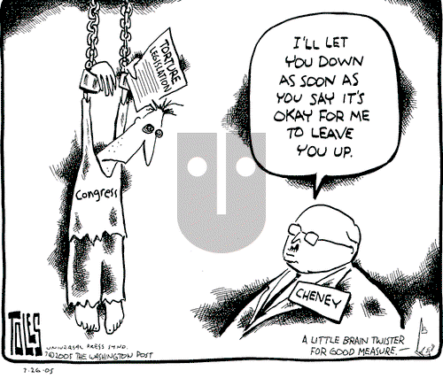 Tom Toles on Tuesday July 26, 2005 Comic Strip