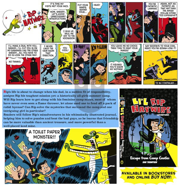 Rip Haywire on Sunday April 10, 2016 Comic Strip