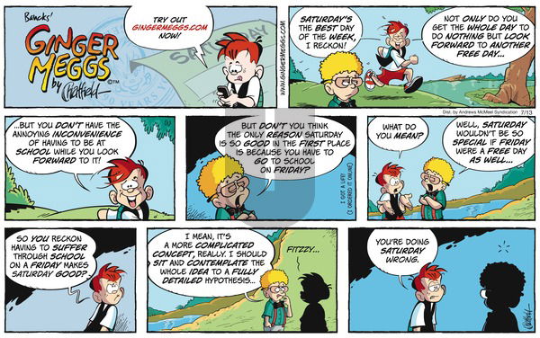 Ginger Meggs on Sunday July 13, 2025 Comic Strip