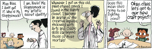 Cul de Sac on Wednesday November 16, 2011 Comic Strip