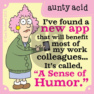 Aunty Acid on Friday March 13, 2015 Comic Strip