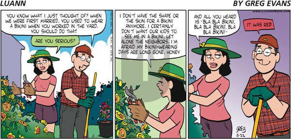 Luann on Sunday August 22, 2010 Comic Strip
