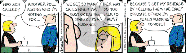 The Born Loser on Friday October 28, 2016 Comic Strip