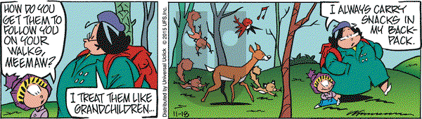 Rose is Rose on Wednesday November 18, 2015 Comic Strip