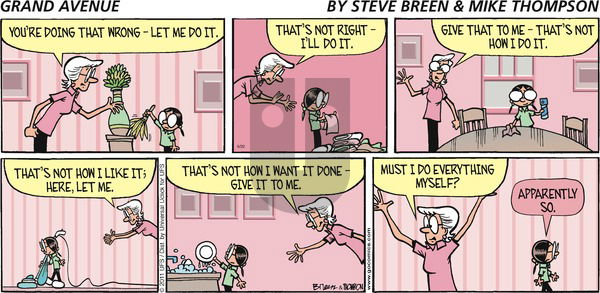 Grand Avenue on Sunday September 22, 2013 Comic Strip