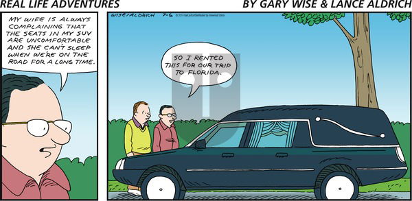 Real Life Adventures on Sunday July 6, 2014 Comic Strip