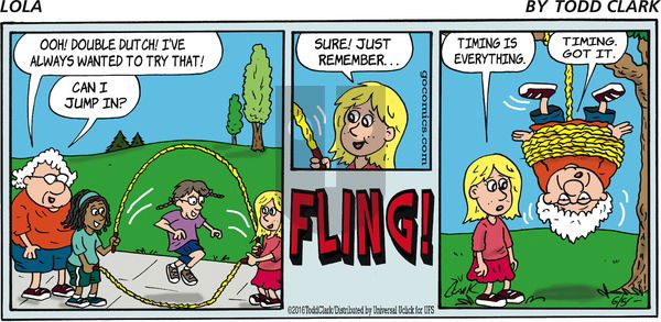Lola on Sunday June 5, 2016 Comic Strip