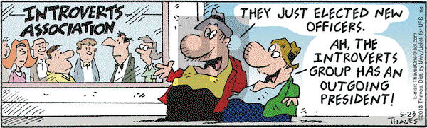 Frank and Ernest on Thursday May 23, 2013 Comic Strip